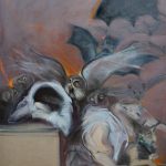 Hommage à Goya El sueño de la razon 160x 110 cm