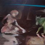 Covid 19, 140 x 140 cm